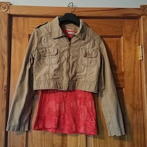 Women's mid jacket with shirt